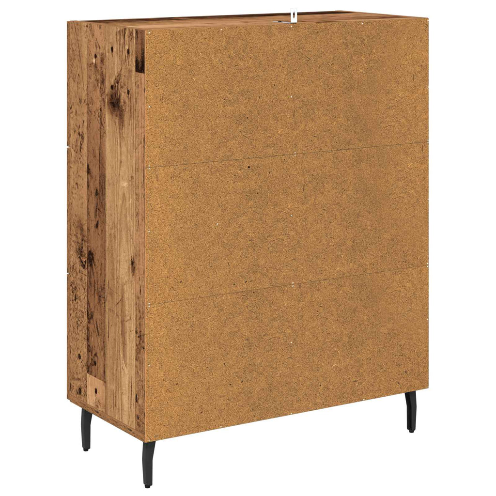vidaXL Bufet z szufladą Stare drewno 69,5 x 34 x 90 cm