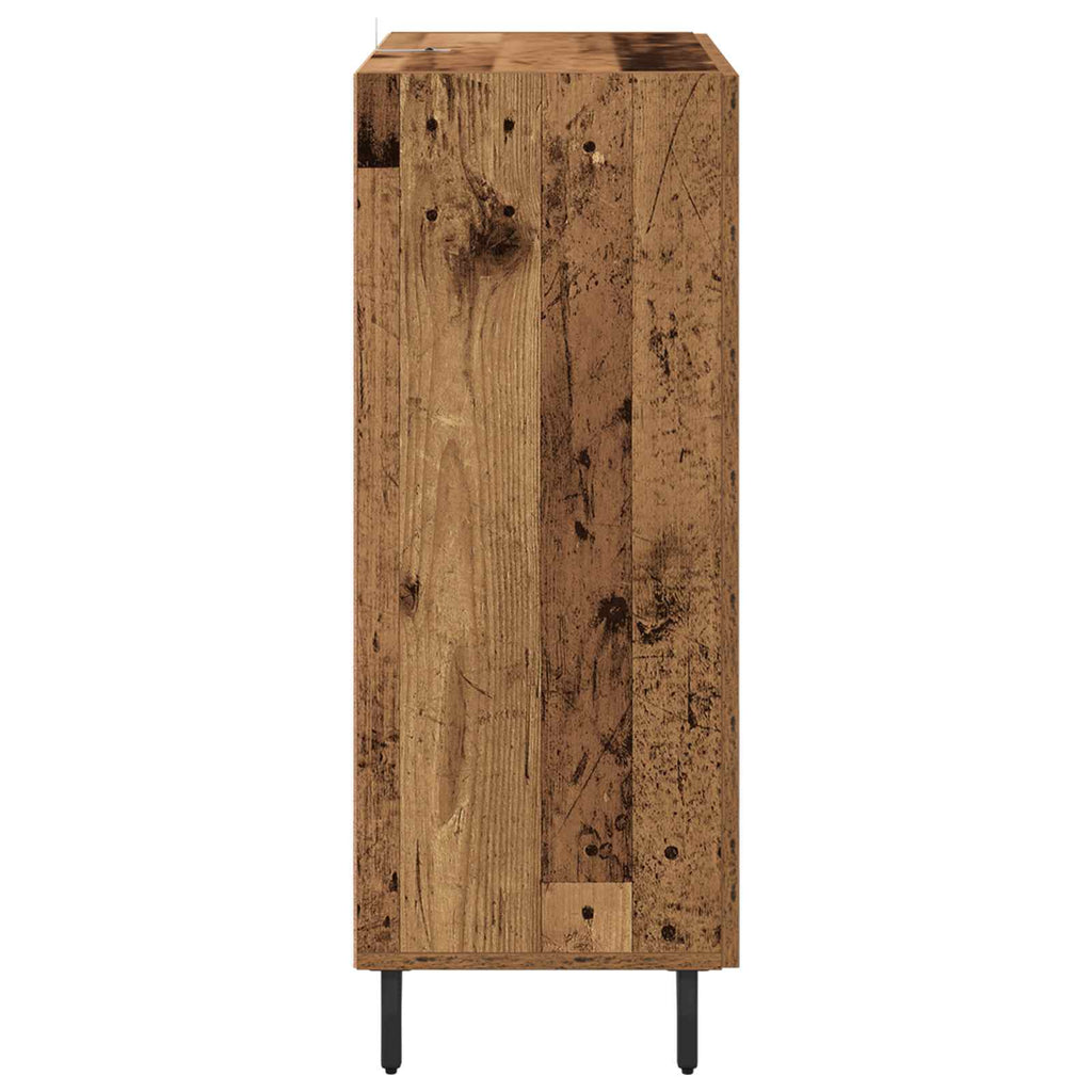 vidaXL Bufet z szufladą Stare drewno 69,5 x 34 x 90 cm