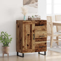 vidaXL Bufet z szufladą Stare drewno 69,5 x 34 x 90 cm