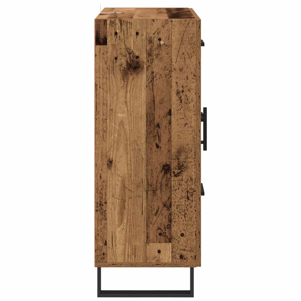 vidaXL Bufet z szufladą Stare drewno 69,5 x 34 x 90 cm