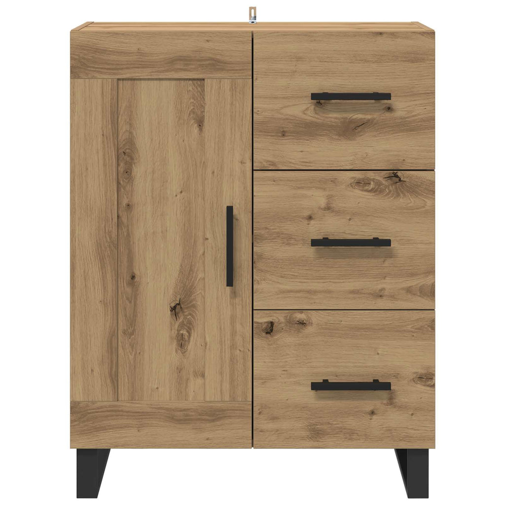 vidaXL Bufet Dąb rzemieślniczy 69,5 x 34 x 90 cm