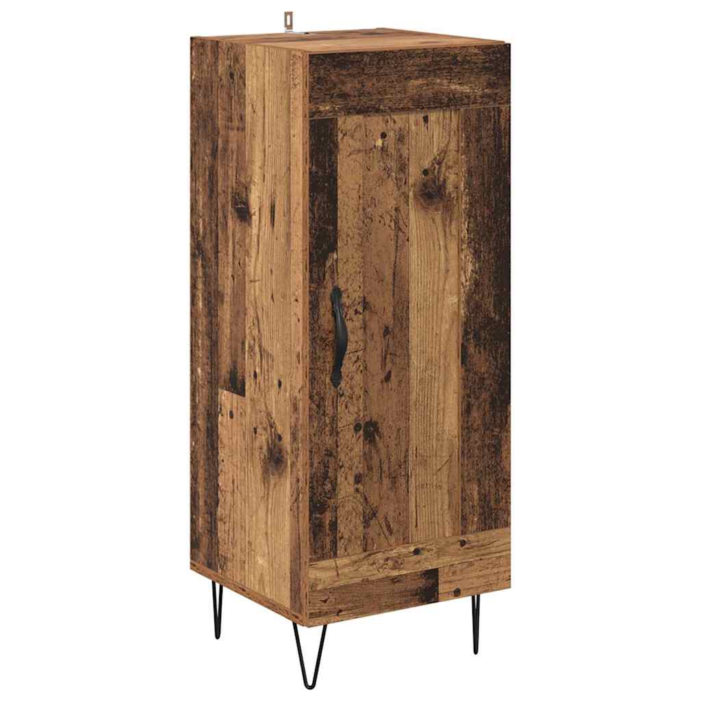 vidaXL Bufet Stare drewno 34,5 x 34 x 90 cm