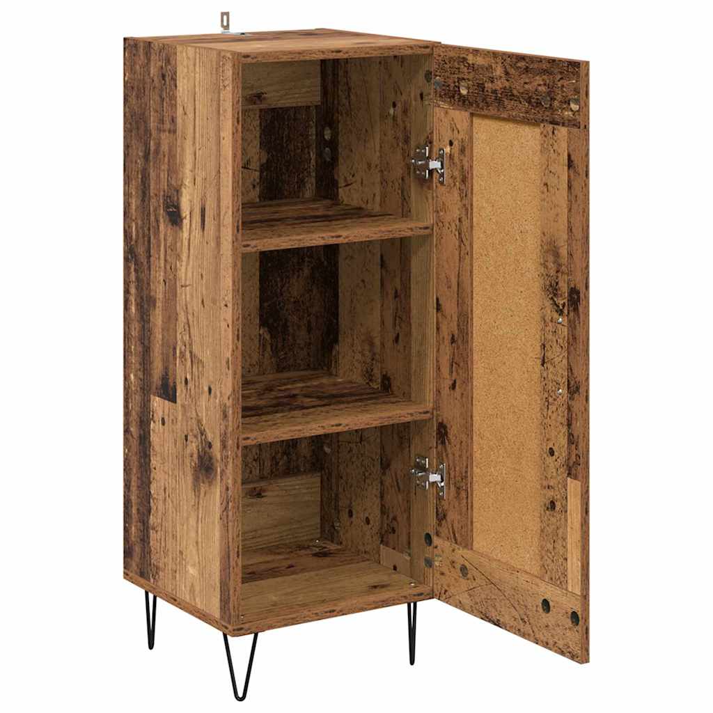 vidaXL Bufet Stare drewno 34,5 x 34 x 90 cm