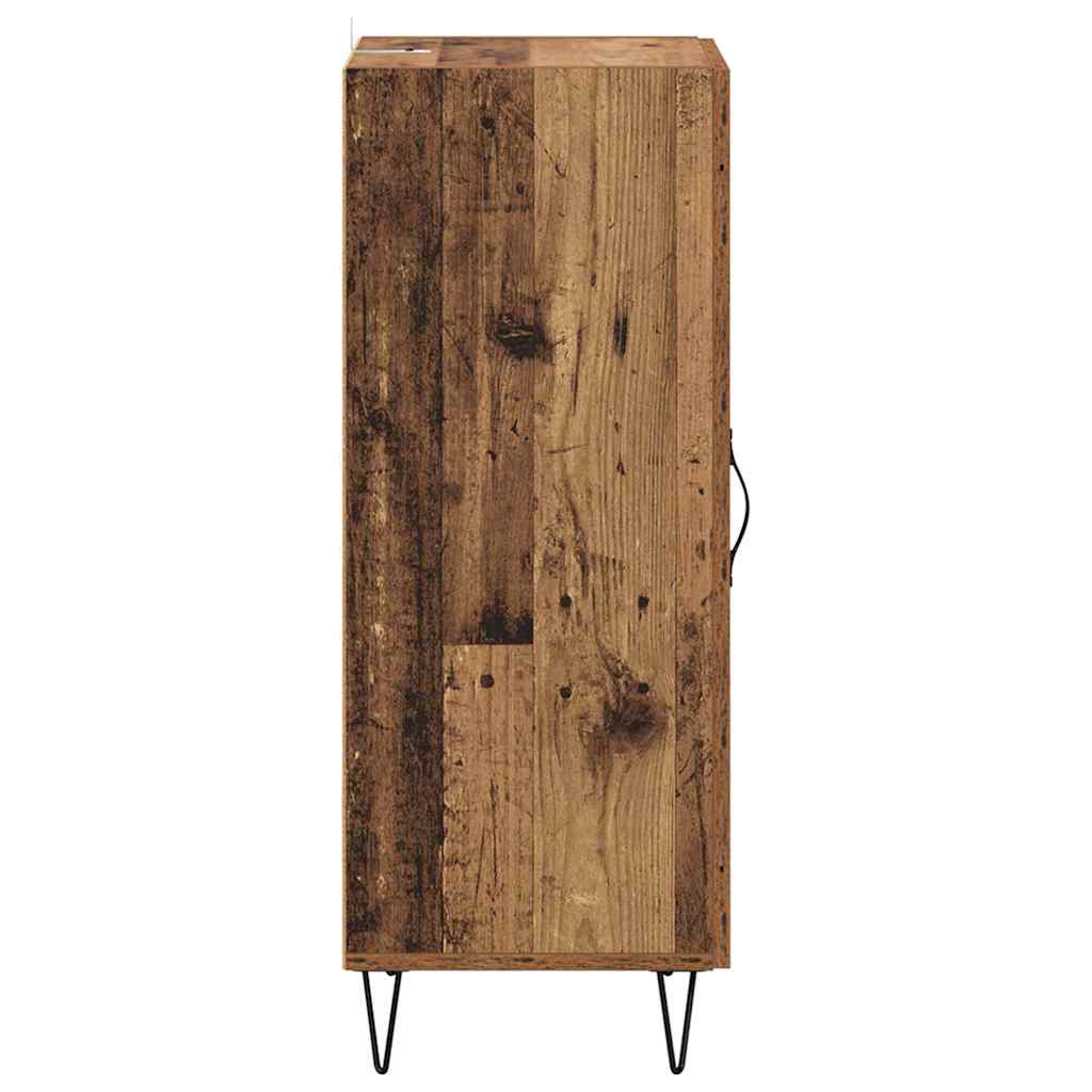 vidaXL Bufet Stare drewno 34,5 x 34 x 90 cm