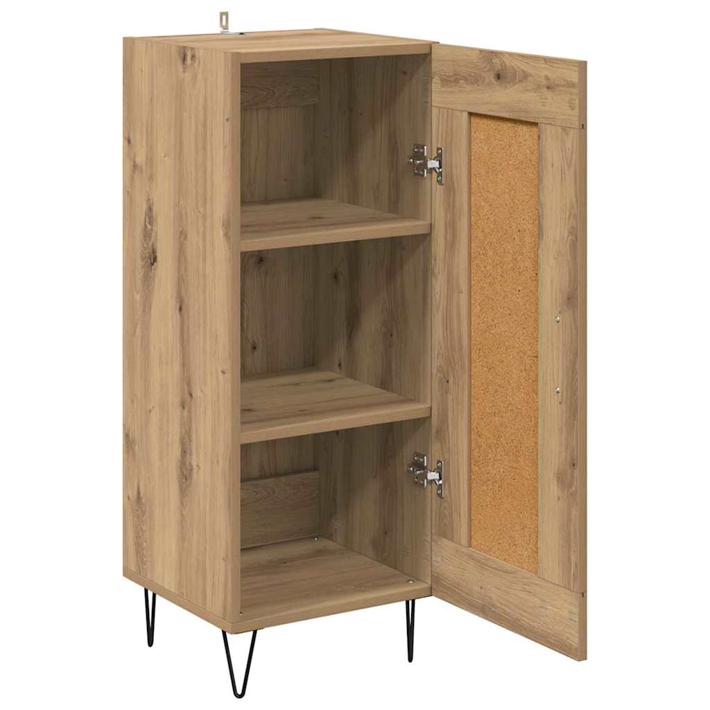 vidaXL Bufet Dąb rzemieślniczy 34,5 x 34 x 90 cm
