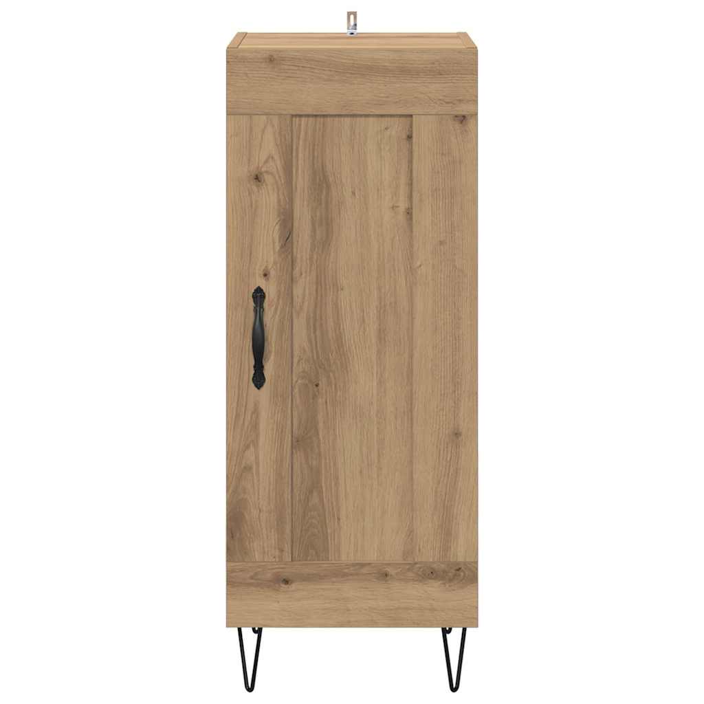 vidaXL Bufet Dąb rzemieślniczy 34,5 x 34 x 90 cm