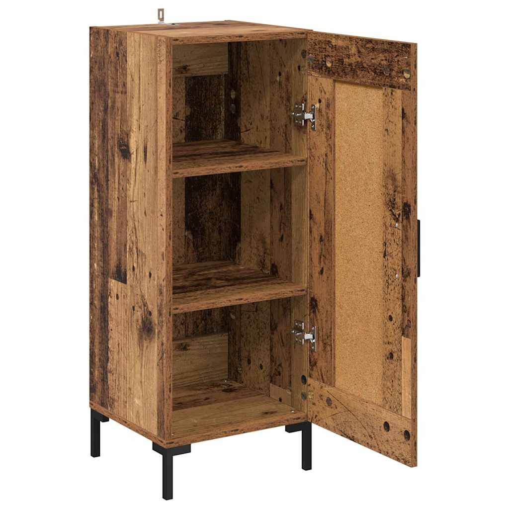 vidaXL Bufet Olden Stare drewno 34,5 x 34 x 90 cm