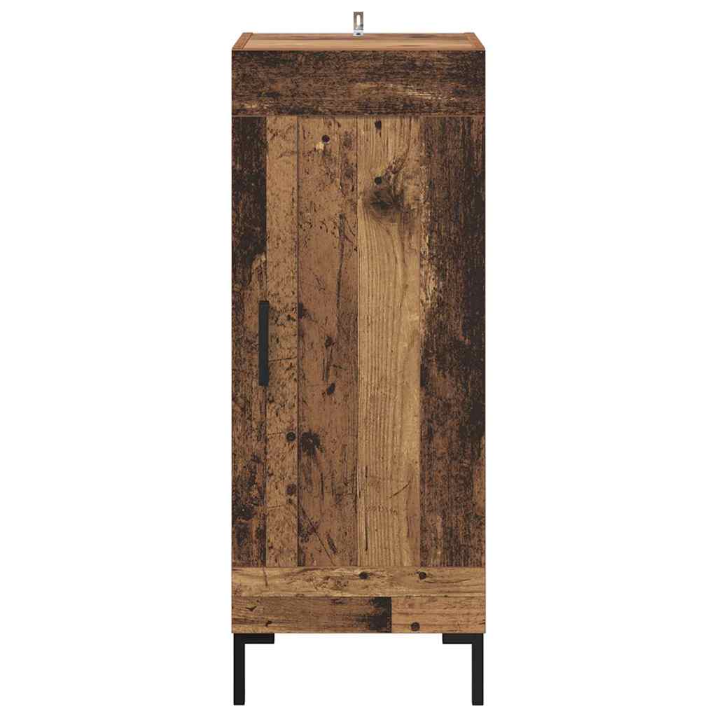 vidaXL Bufet Olden Stare drewno 34,5 x 34 x 90 cm