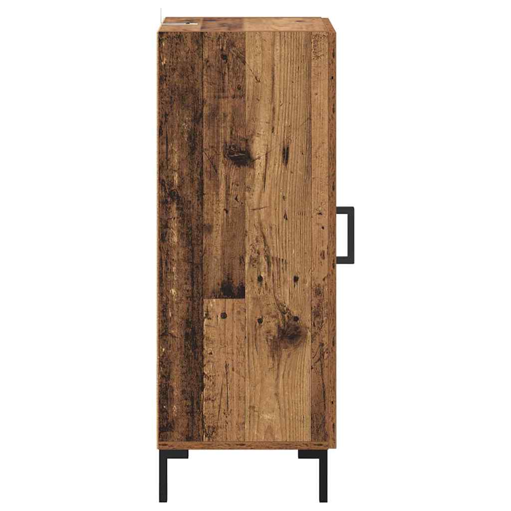 vidaXL Bufet Olden Stare drewno 34,5 x 34 x 90 cm