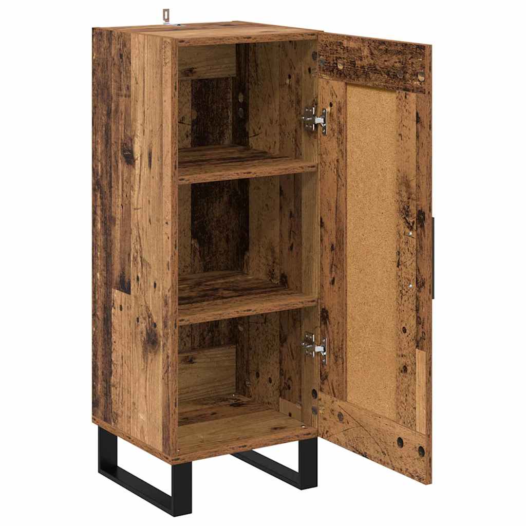 vidaXL Bufet Stare drewno 34,5 x 34 x 90 cm