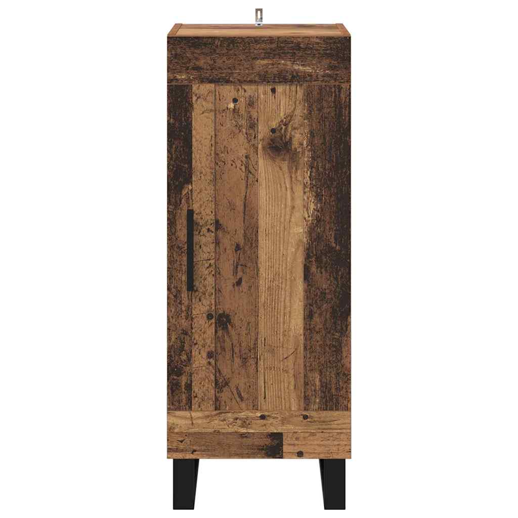 vidaXL Bufet Stare drewno 34,5 x 34 x 90 cm
