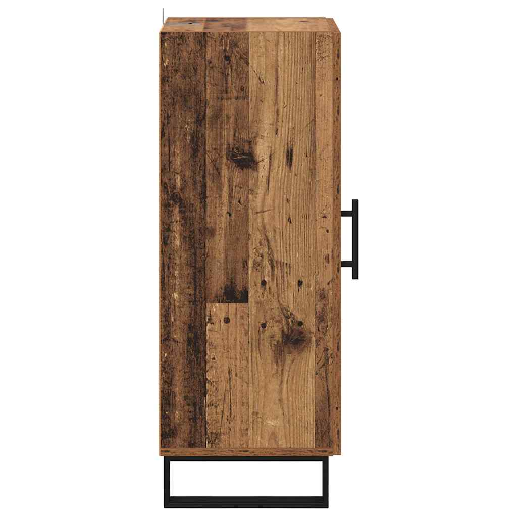 vidaXL Bufet Stare drewno 34,5 x 34 x 90 cm