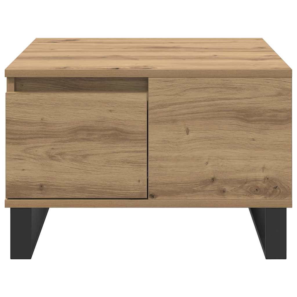 vidaXL Stolik kawowy Dąb rzemieślniczy 55 x 55 x 36,5 cm