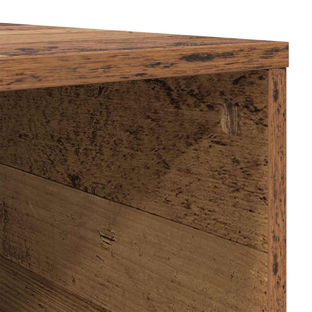 vidaXL Stolik kawowy Stare drewno 80 x 80 x 36,5 cm