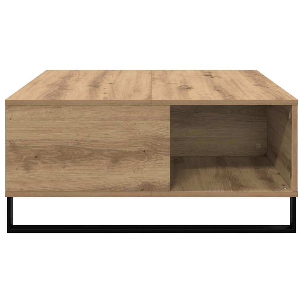 vidaXL Stolik kawowy Dąb rzemieślniczy 80 x 80 x 36,5 cm