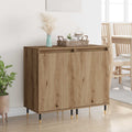 vidaXL Bufet 2 pcs Dąb rzemieślniczy 40 x 35 x 70 cm