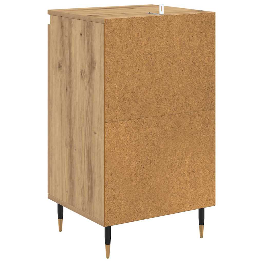 vidaXL Bufet 2 pcs Dąb rzemieślniczy 40 x 35 x 70 cm