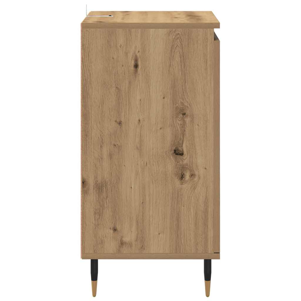 vidaXL Bufet 2 pcs Dąb rzemieślniczy 40 x 35 x 70 cm