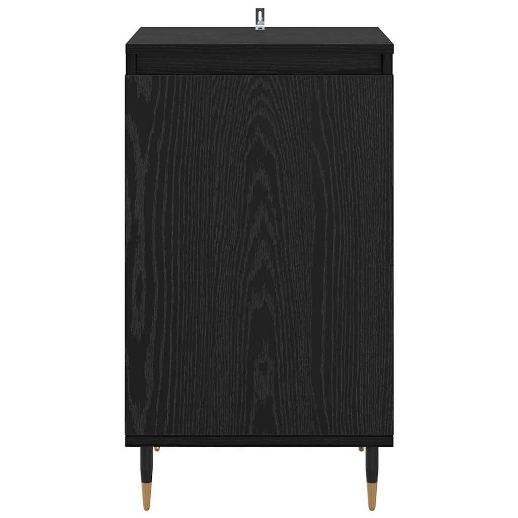 vidaXL Bufet 2 pcs Czarny Dąb 40 x 35 x 70 cm