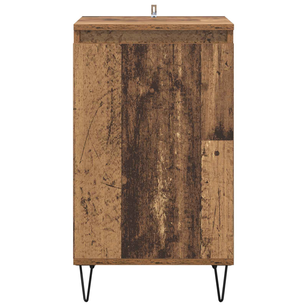vidaXL Bufet Stare drewno 40 x 35 x 70 cm Materiał drewnopochodny
