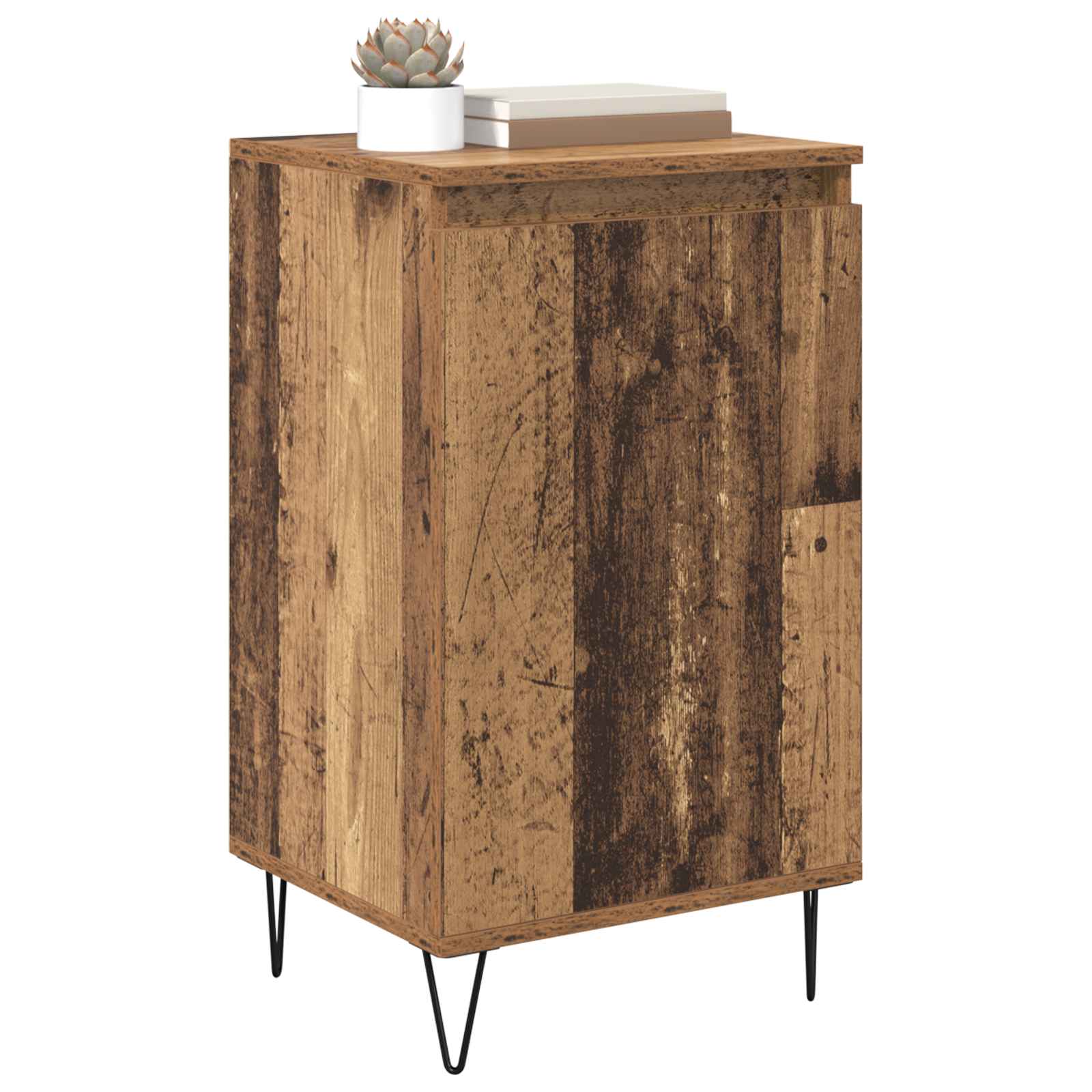 vidaXL Bufet Stare drewno 40 x 35 x 70 cm Materiał drewnopochodny