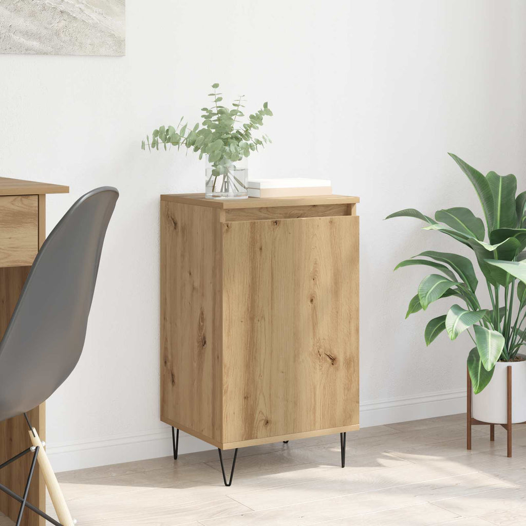 vidaXL Bufet Dąb rzemieślniczy 40 x 35 x 70 cm Materiał drewnopochodny