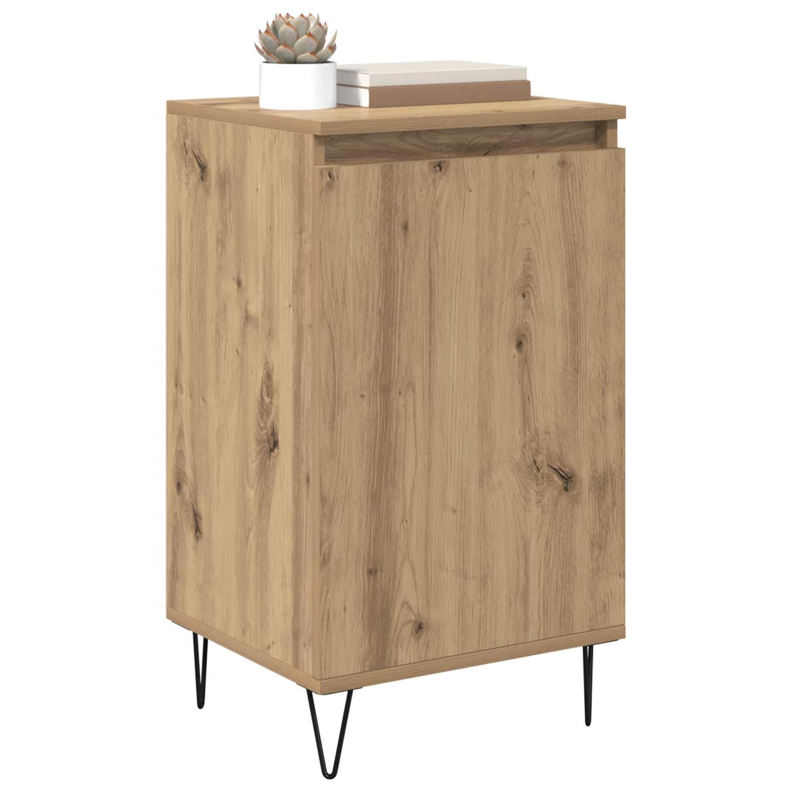 vidaXL Bufet Dąb rzemieślniczy 40 x 35 x 70 cm Materiał drewnopochodny