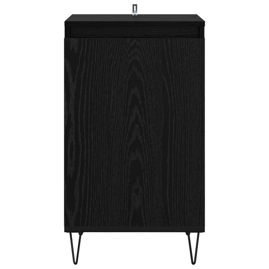 vidaXL Bufet Czarny Dąb 40 x 35 x 70 cm Materiał drewnopochodny