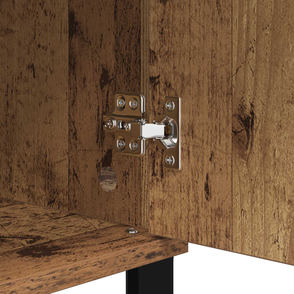 vidaXL Bufet Stare drewno 40 x 35 x 70 cm Materiał drewnopochodny