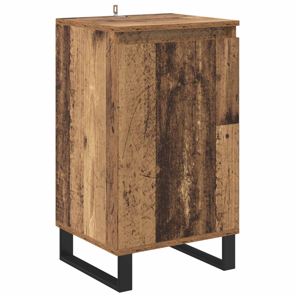 vidaXL Bufet Stare drewno 40 x 35 x 70 cm Materiał drewnopochodny