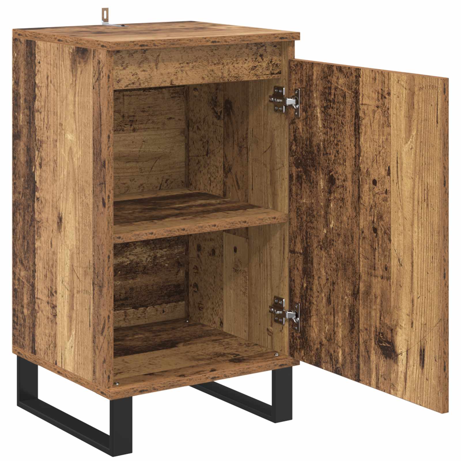 vidaXL Bufet Stare drewno 40 x 35 x 70 cm Materiał drewnopochodny