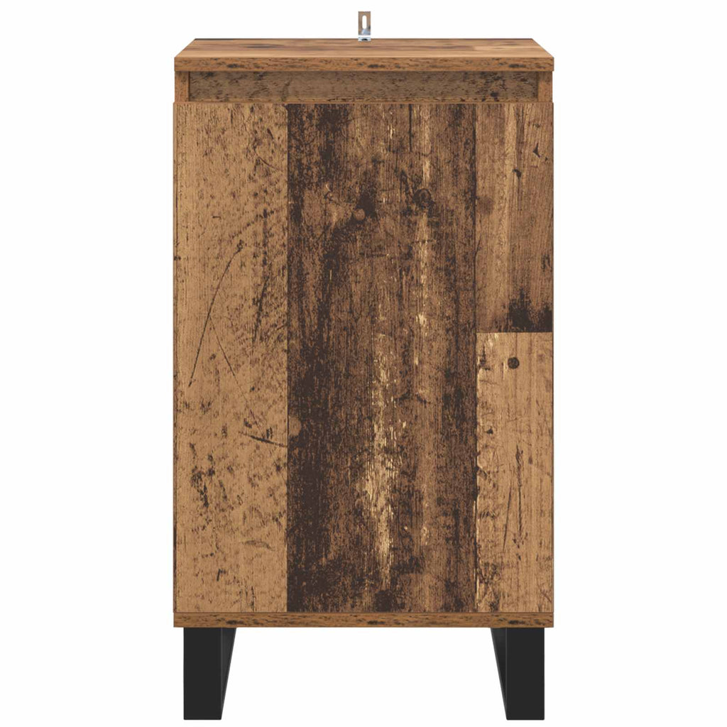 vidaXL Bufet Stare drewno 40 x 35 x 70 cm Materiał drewnopochodny