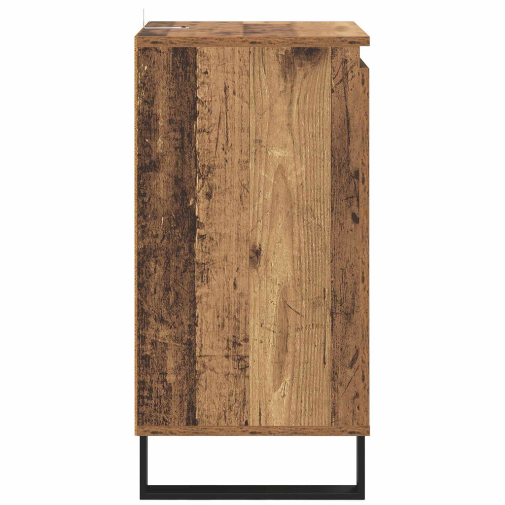 vidaXL Bufet Stare drewno 40 x 35 x 70 cm Materiał drewnopochodny