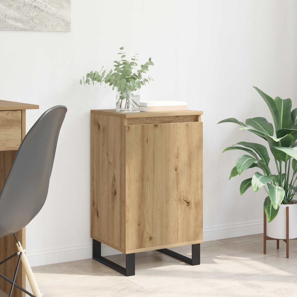 vidaXL Bufet Dąb rzemieślniczy 40 x 35 x 70 cm Materiał drewnopochodny
