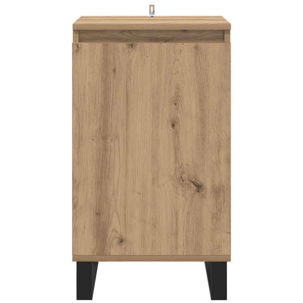 vidaXL Bufet Dąb rzemieślniczy 40 x 35 x 70 cm Materiał drewnopochodny