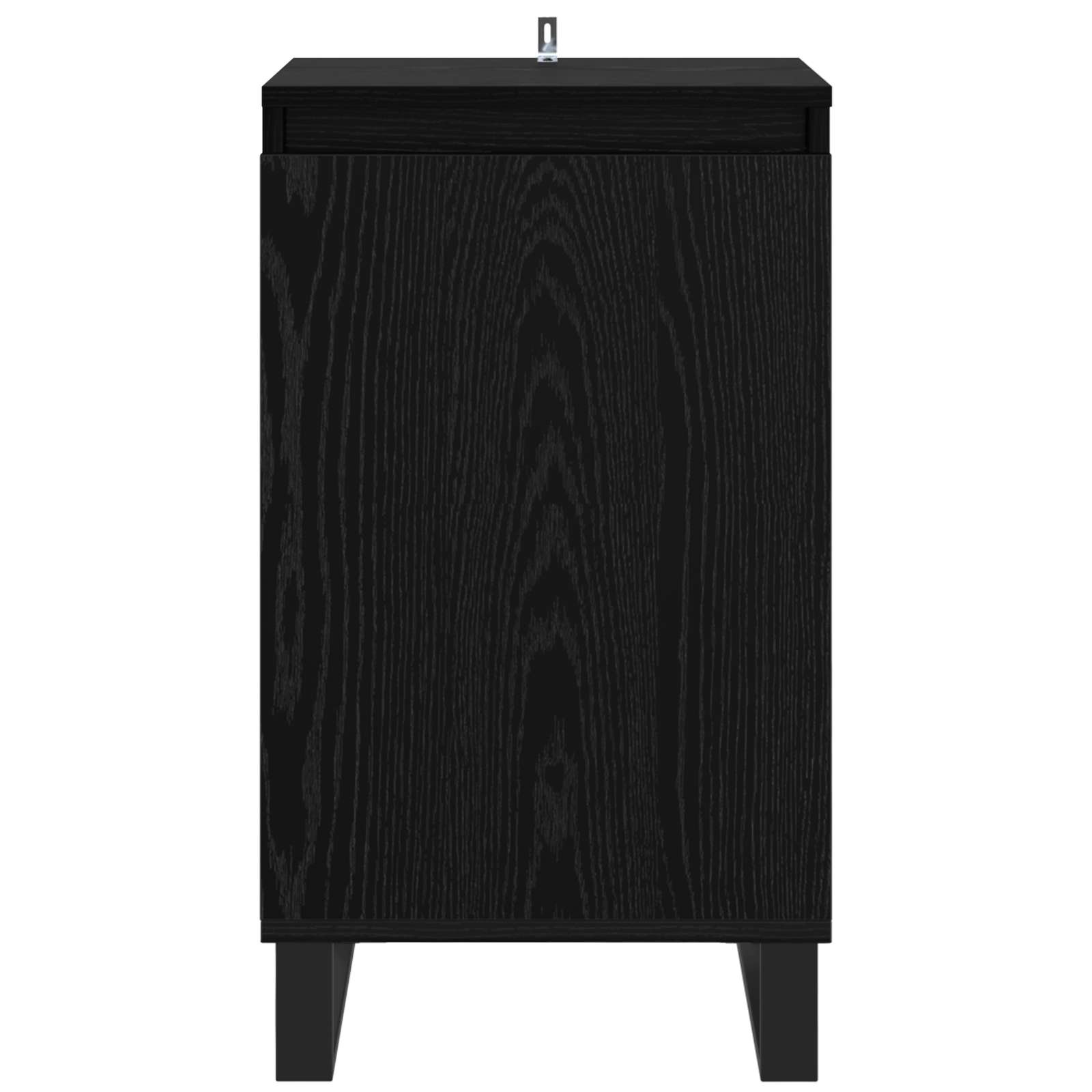 vidaXL Bufet Czarny Dąb 40 x 35 x 70 cm Materiał drewnopochodny