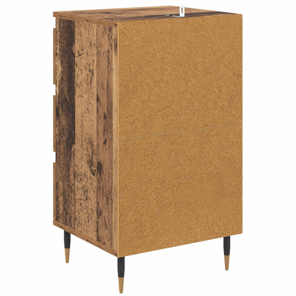 vidaXL Bufet Stare drewno 35 x 40 x 70 cm Materiał drewnopochodny