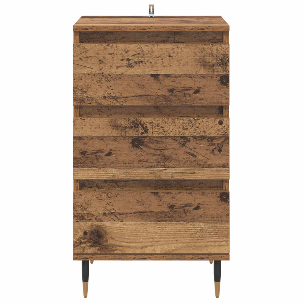 vidaXL Bufet Stare drewno 35 x 40 x 70 cm Materiał drewnopochodny
