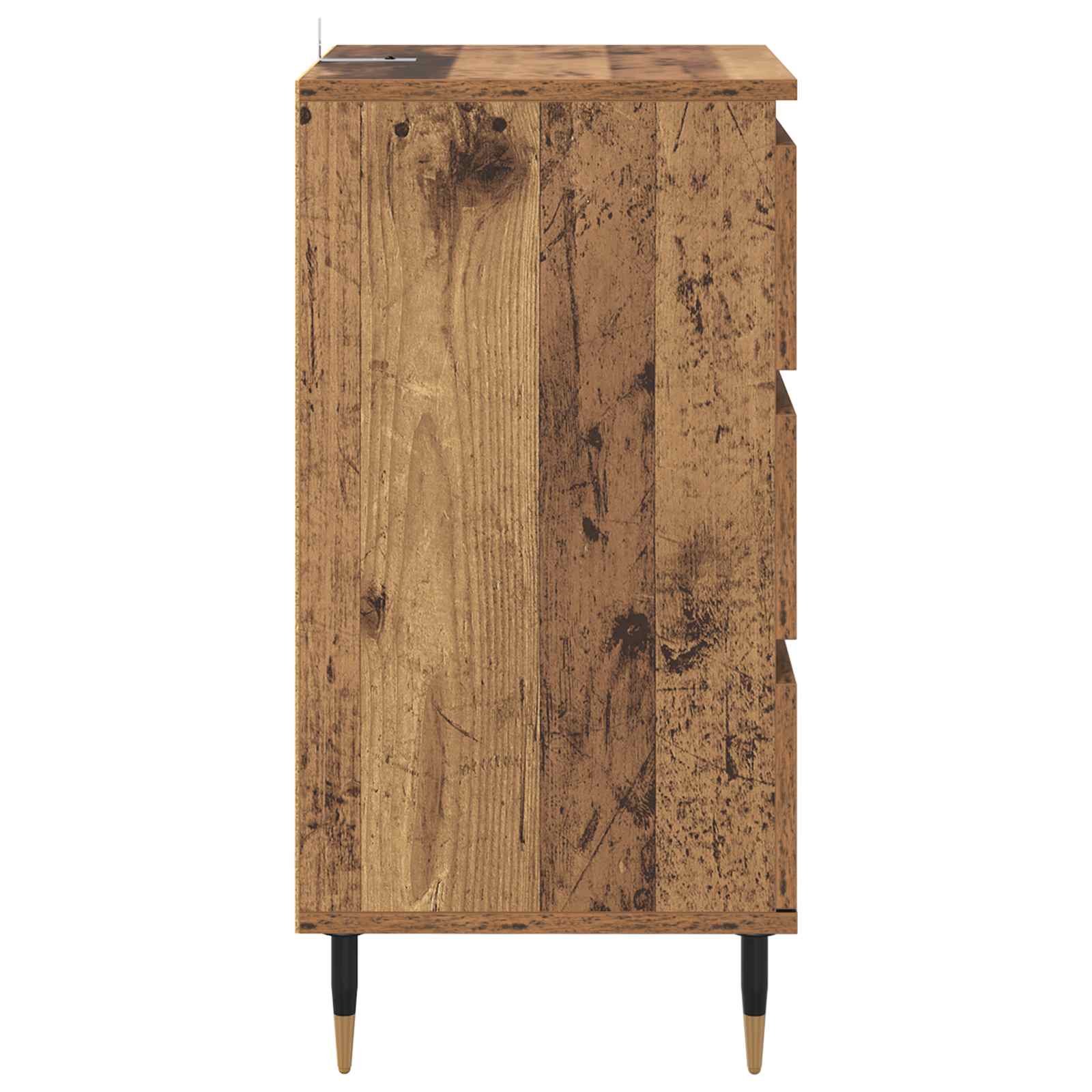 vidaXL Bufet Stare drewno 35 x 40 x 70 cm Materiał drewnopochodny
