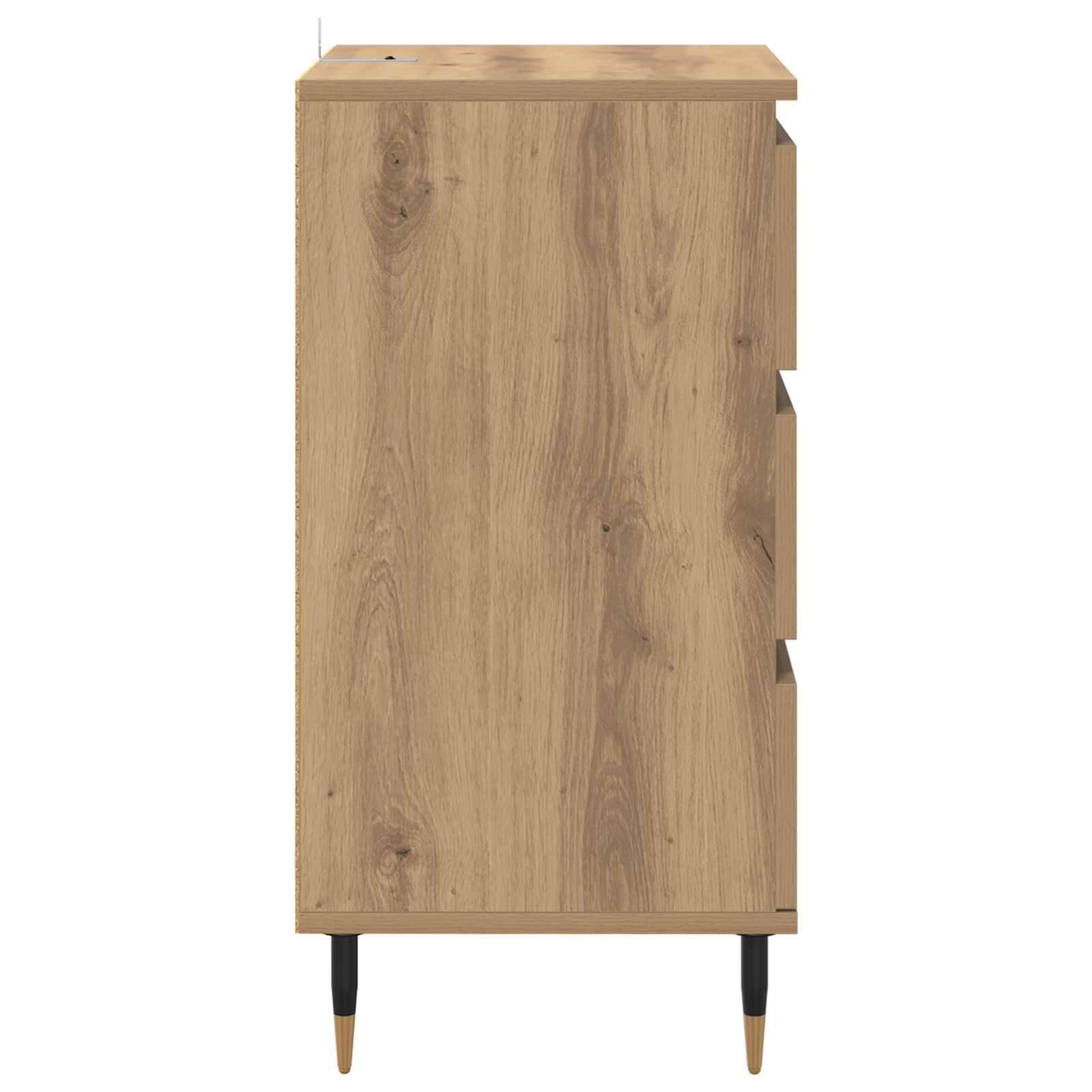 vidaXL Bufet dąb artisan 35 x 40 x 70 cm Materiał drewnopochodny