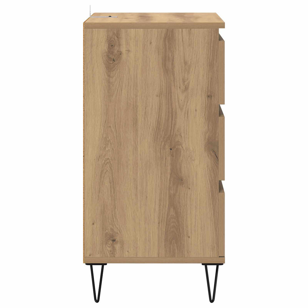 vidaXL Bufet z szufladą Dąb rzemieślniczy 40 x 35 x 70 cm