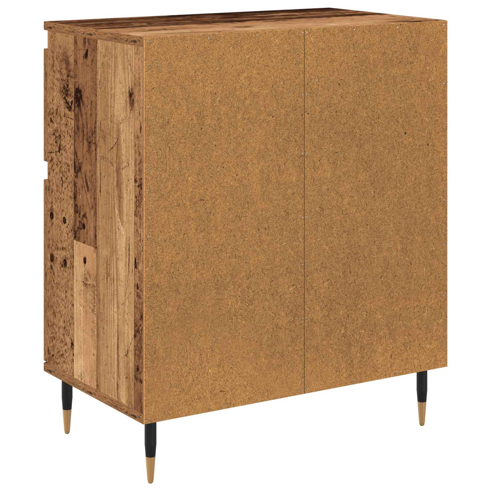 vidaXL Bufet Stare drewno 60 x 35 x 70 cm Drewno inżynieryjne i żelazo