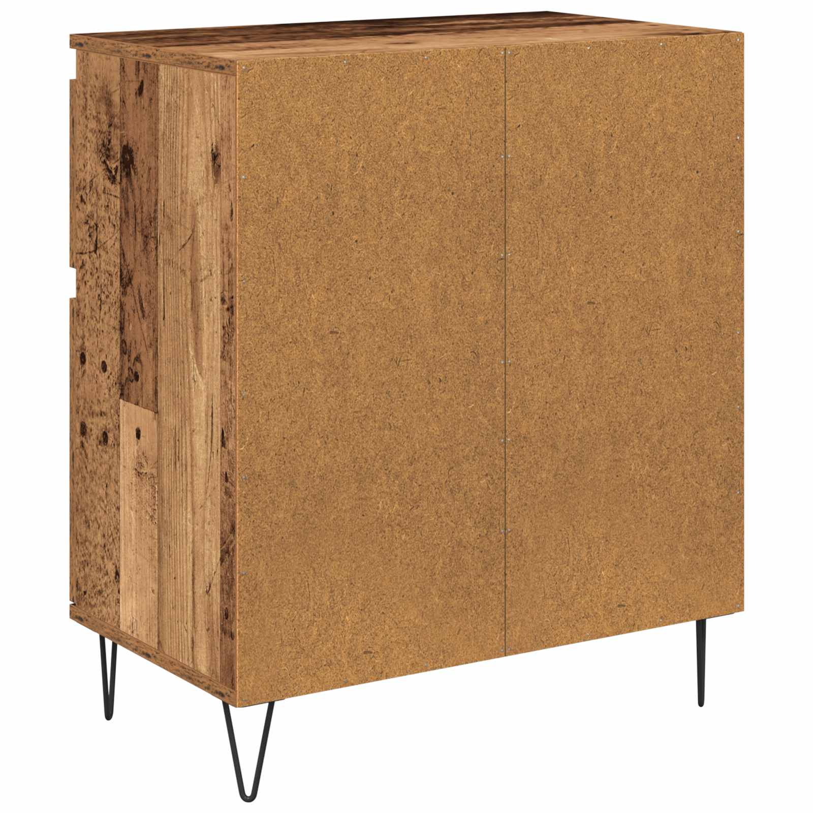 vidaXL Bufet Stare drewno 60 x 35 x 70 cm Drewno inżynieryjne i żelazo