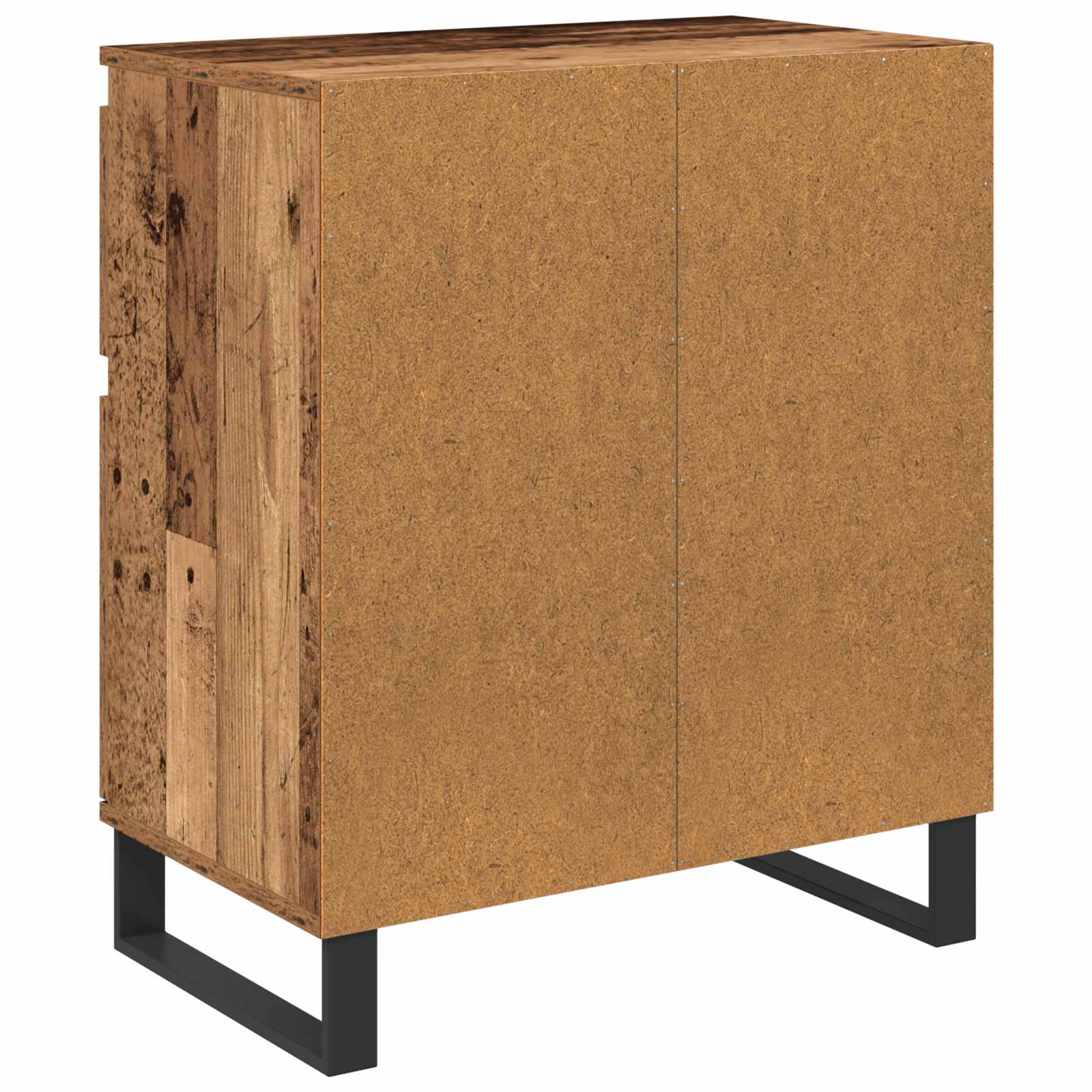vidaXL Bufet Stare drewno 60 x 35 x 70 cm Drewno inżynieryjne i żelazo