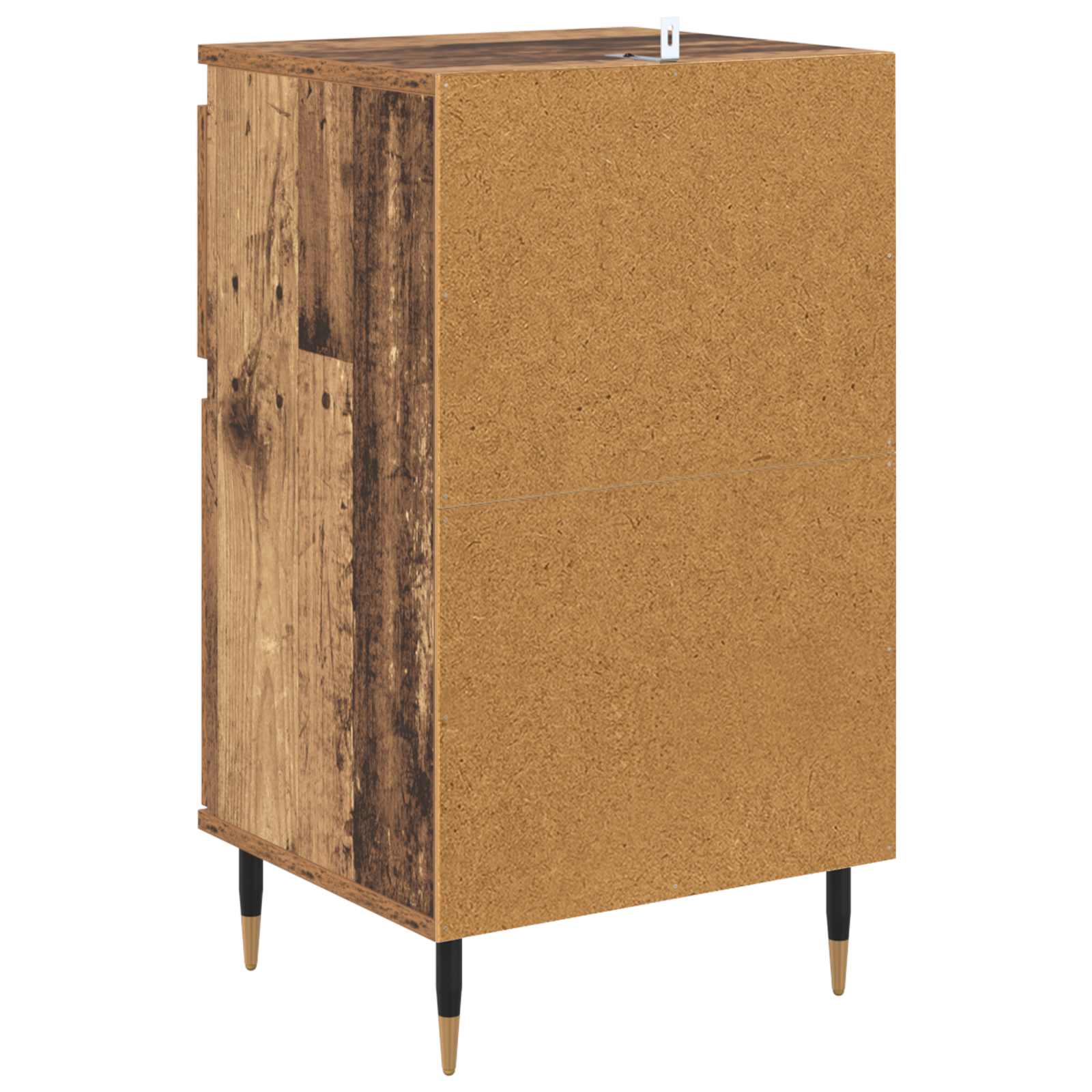 vidaXL Bufet Stare drewno 40 x 35 x 70 cm Drewno inżynieryjne i żelazo