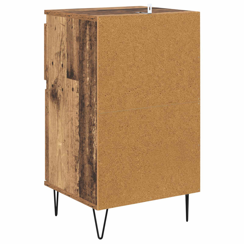 vidaXL Bufet Stare drewno 35 x 40 x 70 cm Materiał drewnopochodny