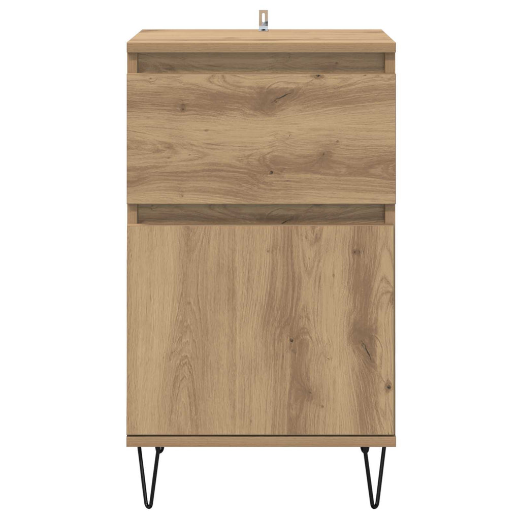 vidaXL Bufet dąb artisan 35 x 40 x 70 cm Materiał drewnopochodny
