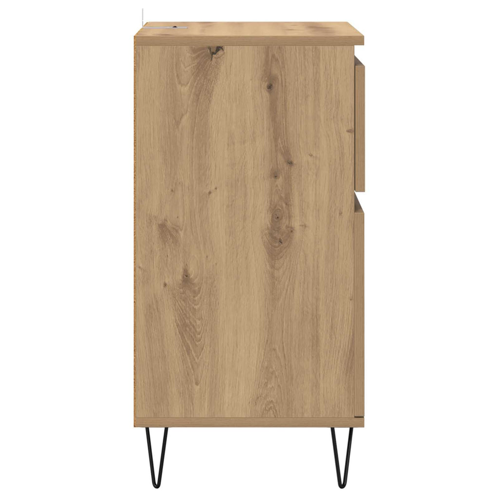 vidaXL Bufet dąb artisan 35 x 40 x 70 cm Materiał drewnopochodny