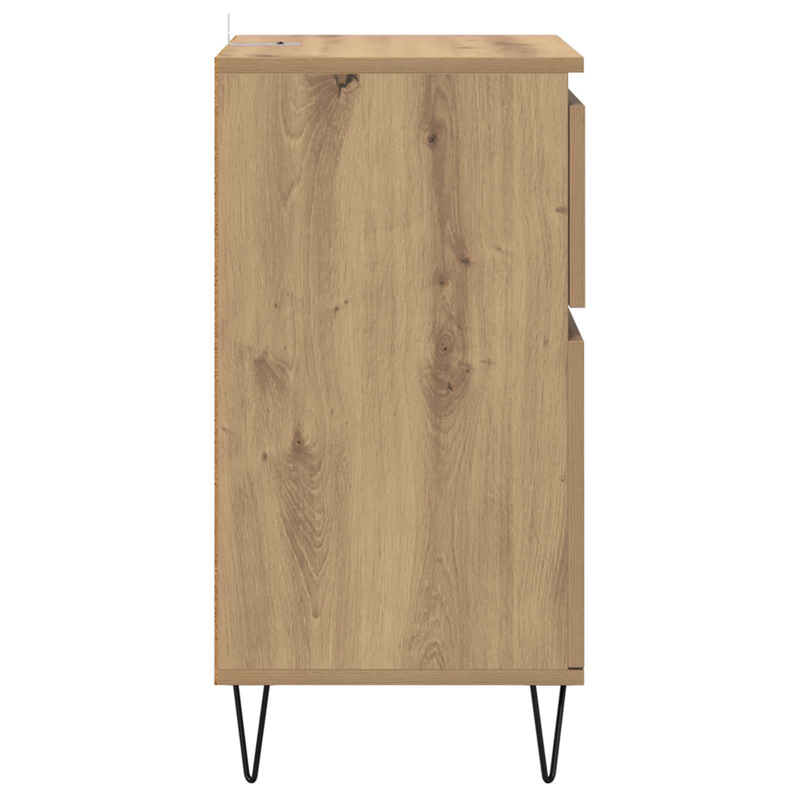 vidaXL Bufet dąb artisan 35 x 40 x 70 cm Materiał drewnopochodny