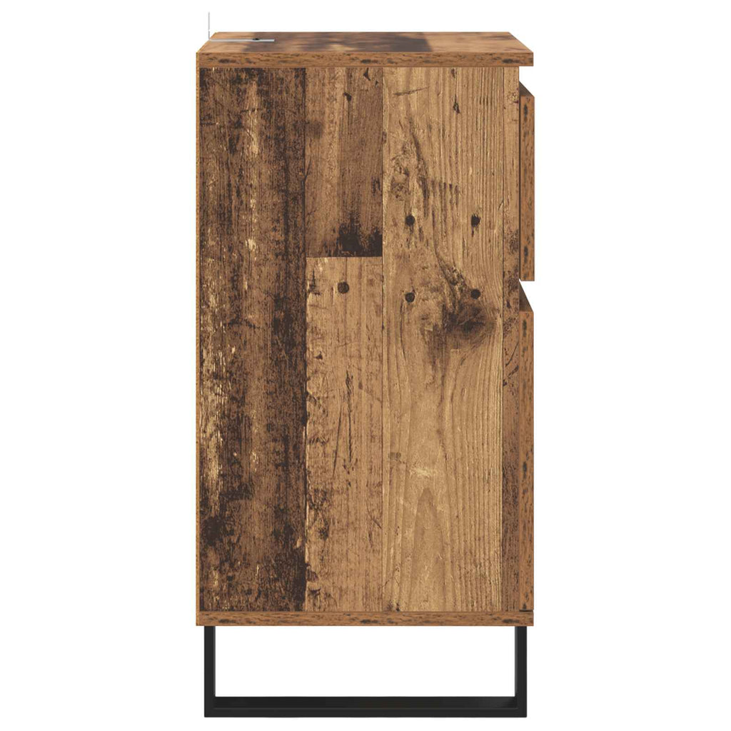 vidaXL Bufet Stare drewno 35 x 40 x 70 cm Materiał drewnopochodny